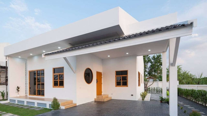 Mẫu Nhà Cấp 4 120m2 3 Phòng Ngủ 1 Thờ