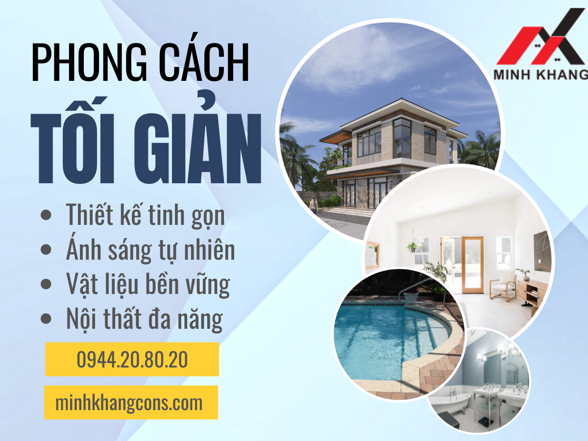 Minhkhangcons.com Phong Cách Nhà Tối Giản