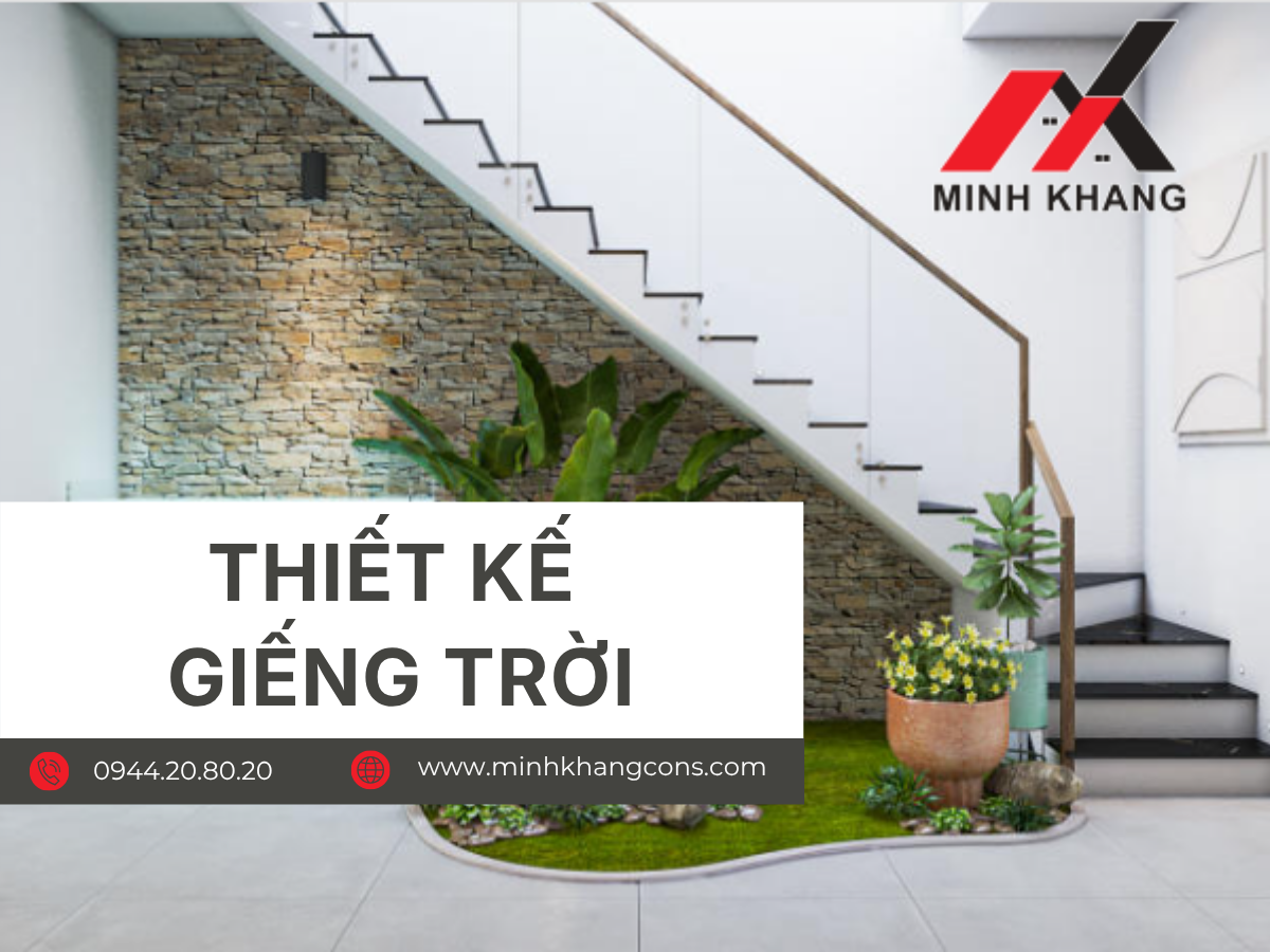 Thiết Kế Giếng Trời Trong Nhà Phố Xd Minh Khang