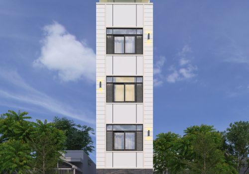 Nhà Phố 3 Tầng 1 Tum Phong Cách Hiện đại