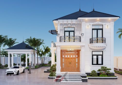 Biệt thự phong cách Tân Cổ Điển do Minh Khang Construction thiết kế và thi công xây dựng