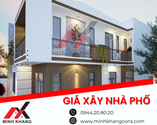 Giá Xây Nhà Phố 2 Tầng Minh Khang Cons 1200x900