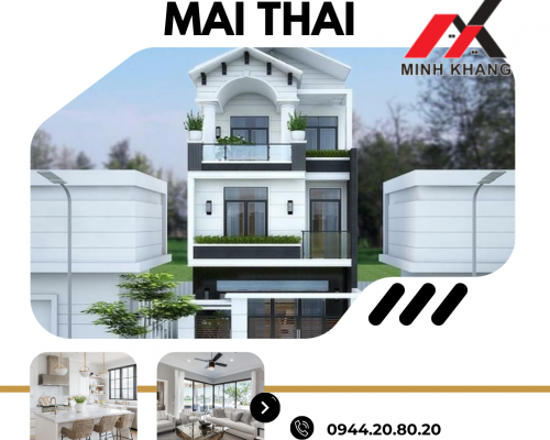 MẪu NhÀ PhỐ 3 TẦng MÁi ThÁi Minh Khang Cons