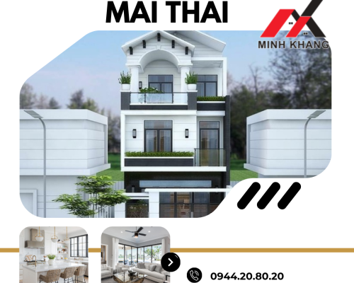 MẪu NhÀ PhỐ 3 TẦng MÁi ThÁi Minh Khang Cons
