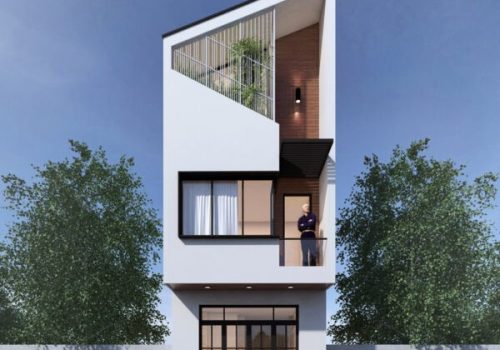 MẪu NhÀ PhỐ ĐẸp SỐ 8 – HÌnh KhỐi Tam GiÁc Ấn TƯỢng, TỐi Ưu DiỆn TÍch ĐẤt NhỎ