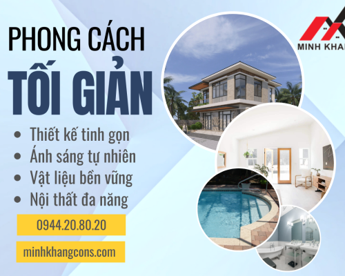 Minhkhangcons.com Phong Cách Nhà Tối Giản