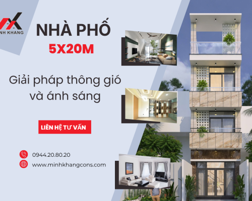 Nhà Phố 5x20m Thông Gió Và ánh Sáng