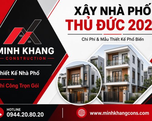 XÂy NhÀ PhỐ Ở ThỦ ĐỨc Chi PhÍ VÀ MẪu ThiẾt KẾ PhỔ BiẾn NĂm 2026